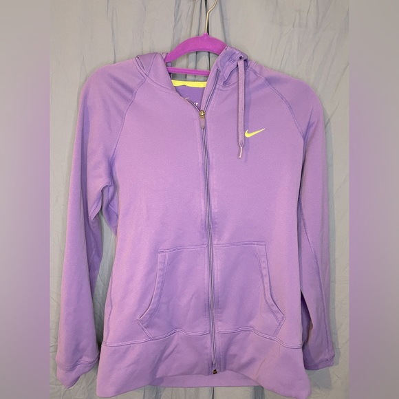 purple nike zip up